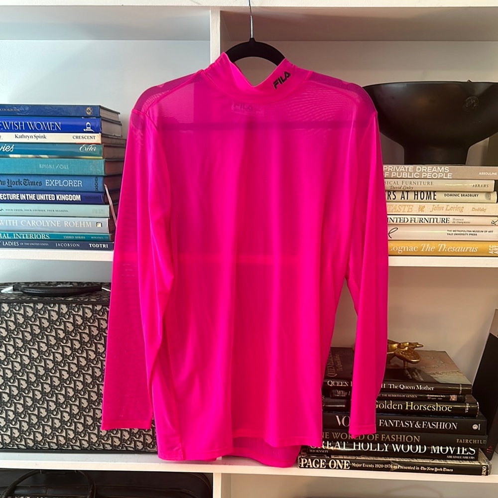 Fila Hot Pink Long Sleeve Dress
